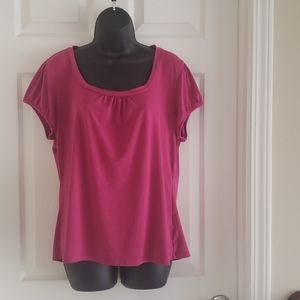 Pink Woirthington short sleeve blouse XL